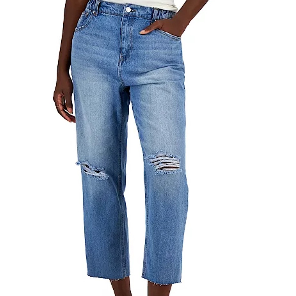 Vanilla Star Cinch Waist Straight Leg